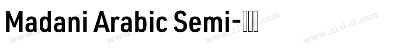 Madani Arabic Semi字体转换